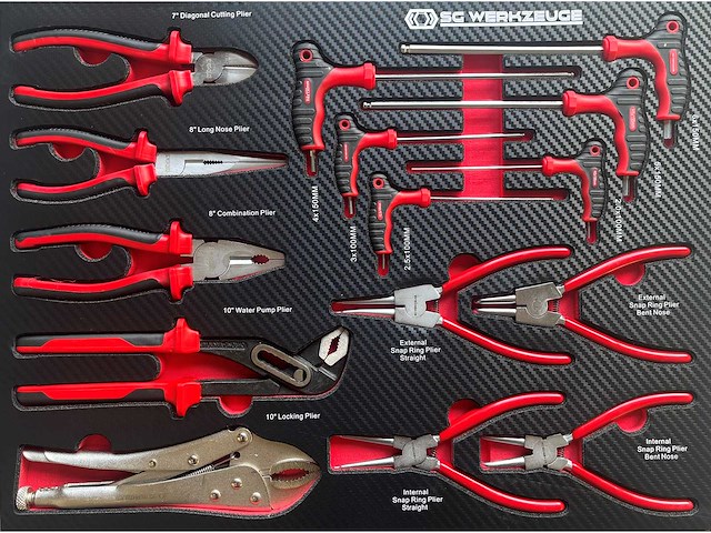 Gereedschapswagen - inclusief gereedschap - sg werkzeuge sg14-24 xxl - afbeelding 15 van  23