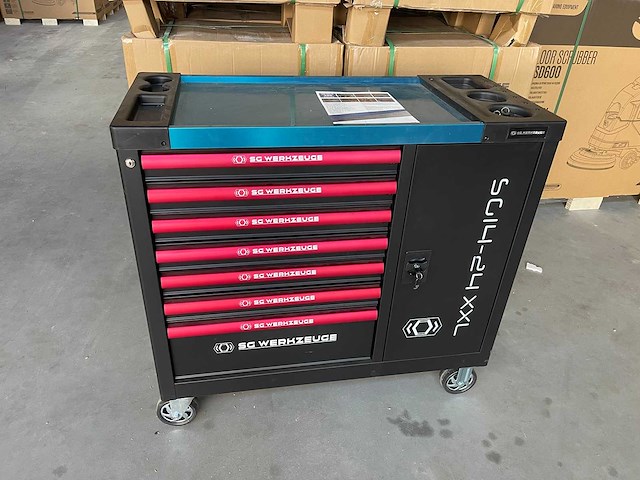 Gereedschapswagen - inclusief gereedschap - sg werkzeuge sg14-24 xxl - afbeelding 11 van  23