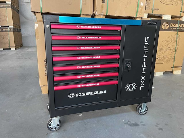 Gereedschapswagen - inclusief gereedschap - sg werkzeuge sg14-24 xxl - afbeelding 17 van  23