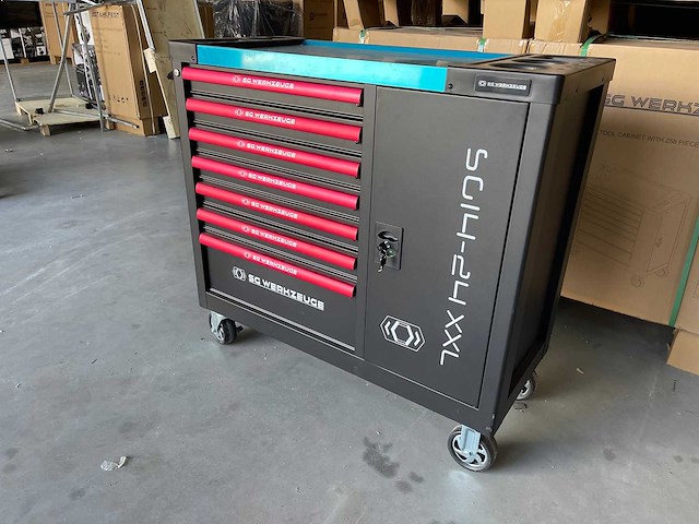 Gereedschapswagen - inclusief gereedschap - sg werkzeuge sg14-24 xxl - afbeelding 8 van  24