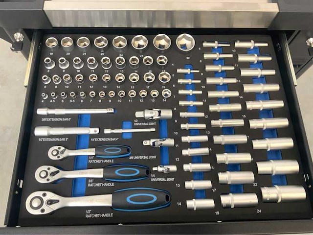 Gereedschapswagen 250-delig - afbeelding 8 van  19