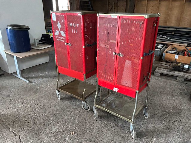 Gereedschapswagen (2x) - afbeelding 1 van  10