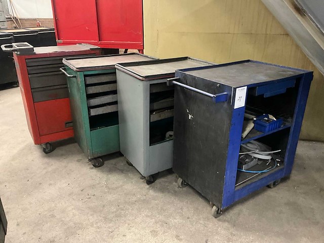 Gereedschapswagen (4x) - afbeelding 1 van  7