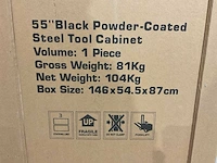 Gereedschapswagen 55” zwart htc5510w - afbeelding 15 van  22
