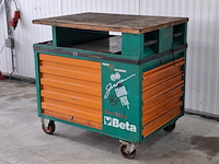 Gereedschapswagen, beta, met inhoud - afbeelding 1 van  18