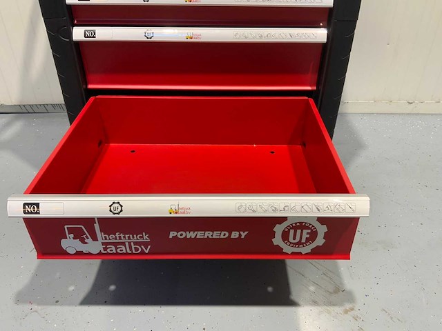 Gereedschapswagen gevuld en hogedrukcompressor 40 liter - ultra force equipment - afbeelding 7 van  37