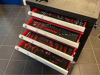 Gereedschapswagen gevuld en hogedrukcompressor 40 liter - ultra force equipment - afbeelding 8 van  37