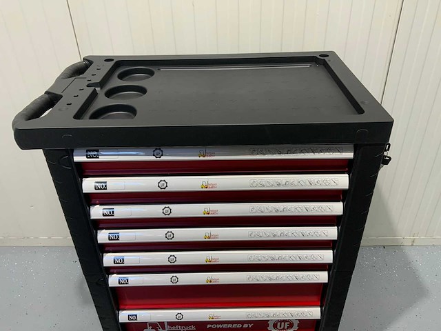 Gereedschapswagen gevuld en hogedrukcompressor 40 liter - ultra force equipment - afbeelding 14 van  37