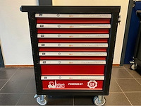 Gereedschapswagen gevuld en hogedrukcompressor 40 liter - ultra force equipment - afbeelding 34 van  37