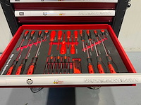 Gereedschapswagen gevuld en hogedrukcompressor 40 liter - ultra force equipment - afbeelding 2 van  36