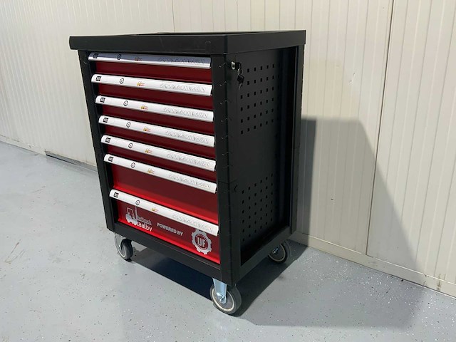 Gereedschapswagen gevuld en hogedrukcompressor 40 liter - ultra force equipment - afbeelding 34 van  35