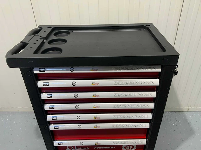 Gereedschapswagen gevuld en hogedrukcompressor 40 liter - ultra force equipment - afbeelding 14 van  38