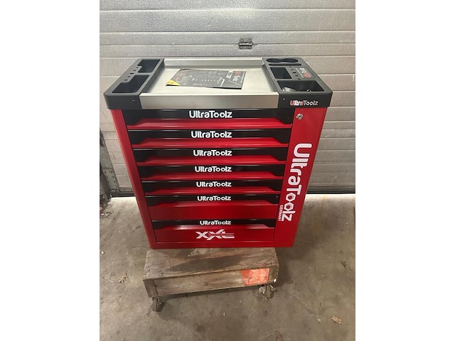 Gereedschapswagen gevuld, ultratoolz, germany 7/7 , rood, 2025 - afbeelding 1 van  10