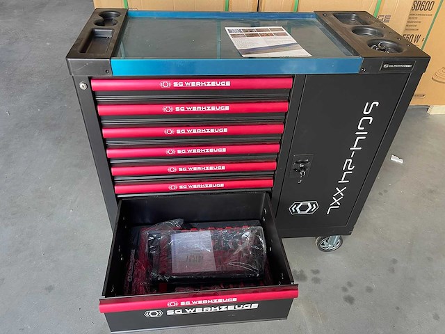 Gereedschapswagen inclusief gereedschap - sg werkzeuge sg14-24 xxl - afbeelding 4 van  18