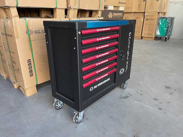 Gereedschapswagen inclusief gereedschap - sg werkzeuge sg14-24 xxl - afbeelding 14 van  18