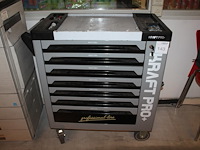 Gereedschapswagen kraft pro+ met 7 laden gevuld met gereedschappen. - afbeelding 1 van  8