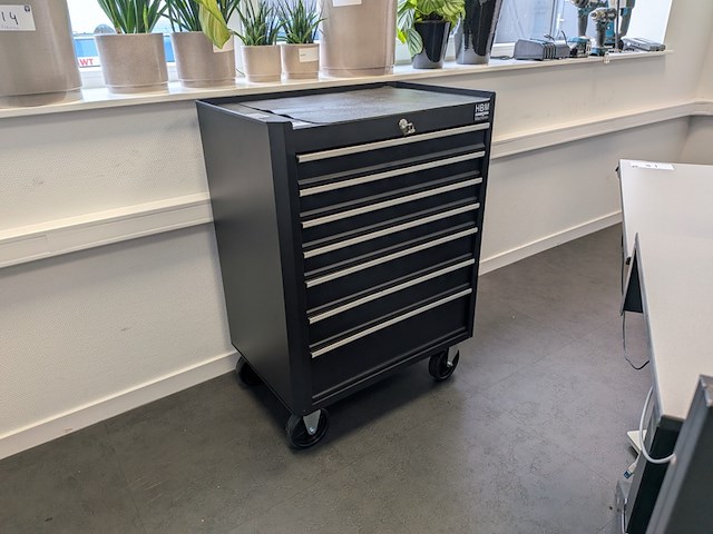 Gereedschapswagen met complete gereedschapsset, hbm machines - afbeelding 1 van  12