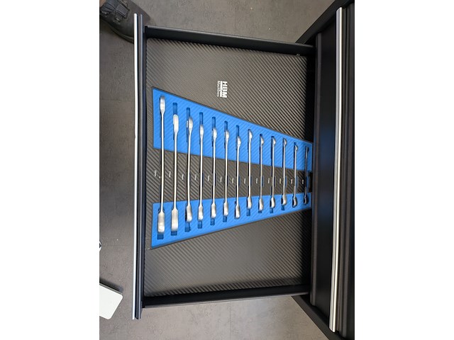 Gereedschapswagen met complete gereedschapsset, hbm machines - afbeelding 11 van  12