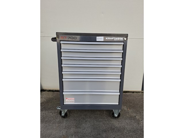 Gereedschapswagen met divers 1000v gereedschap kraftwerk, bt700 - afbeelding 1 van  10