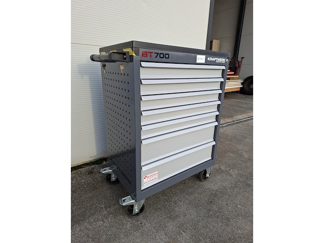Gereedschapswagen met divers 1000v gereedschap kraftwerk, bt700 - afbeelding 3 van  10