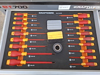Gereedschapswagen met divers 1000v gereedschap kraftwerk, bt700 - afbeelding 4 van  10
