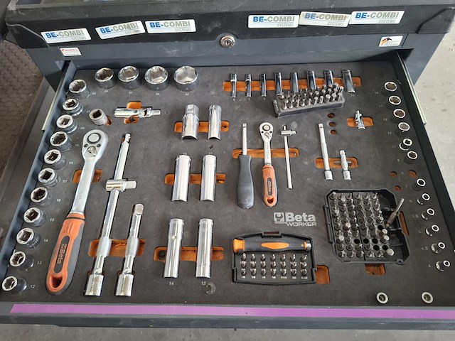 Gereedschapswagen met inhoud, betabox - afbeelding 8 van  13