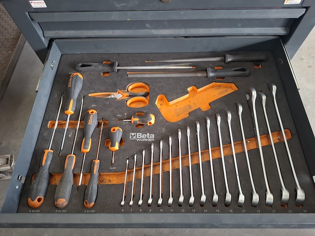 Gereedschapswagen met inhoud, betabox - afbeelding 9 van  13