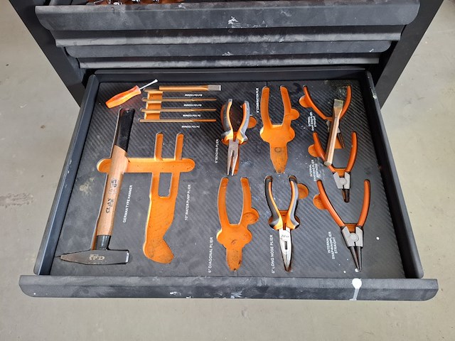 Gereedschapswagen met inhoud, clas b.line - afbeelding 10 van  12