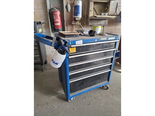 Gereedschapswagen met inhoud hamach - afbeelding 1 van  3