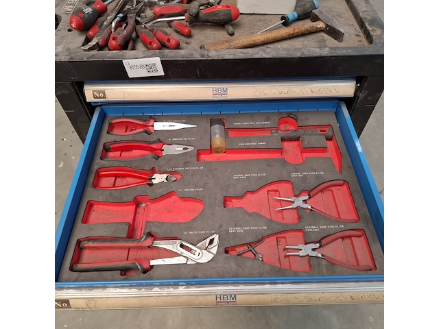 Gereedschapswagen met inhoud hbm - afbeelding 7 van  11