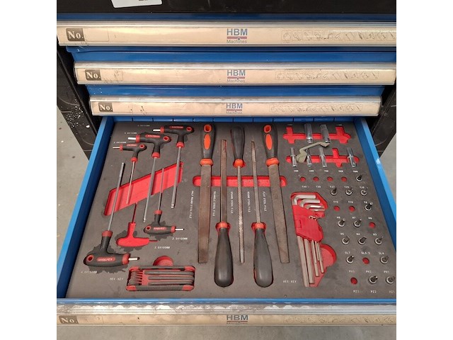 Gereedschapswagen met inhoud hbm - afbeelding 9 van  11