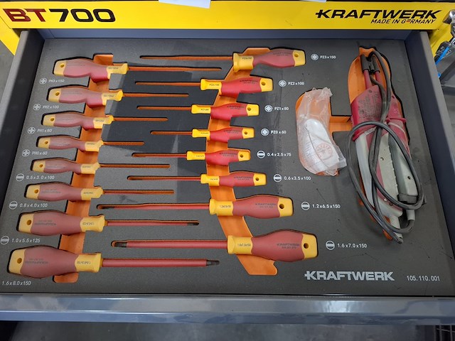 Gereedschapswagen met inhoud, kraftwerk, bt700 - afbeelding 9 van  14
