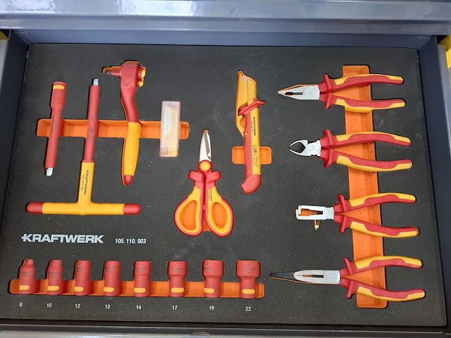 Gereedschapswagen met inhoud, kraftwerk, bt700 - afbeelding 12 van  14