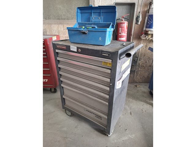 Gereedschapswagen met inhoud kraftwerk, junior - afbeelding 1 van  7