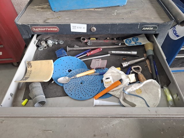 Gereedschapswagen met inhoud kraftwerk, junior - afbeelding 3 van  7