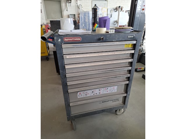 Gereedschapswagen met inhoud kraftwerk, junior - afbeelding 1 van  9