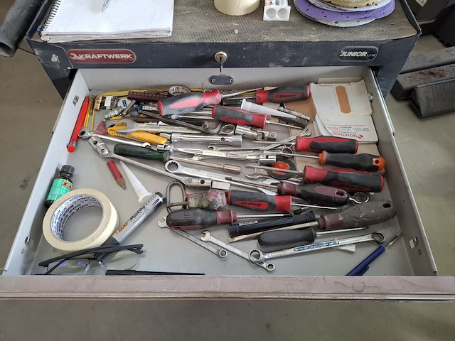 Gereedschapswagen met inhoud kraftwerk, junior - afbeelding 3 van  9