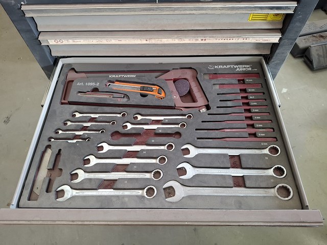 Gereedschapswagen met inhoud kraftwerk, junior - afbeelding 5 van  9