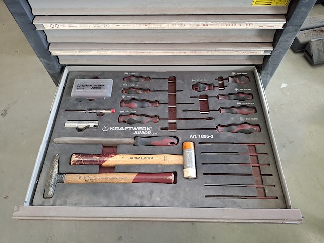 Gereedschapswagen met inhoud kraftwerk, junior - afbeelding 6 van  9