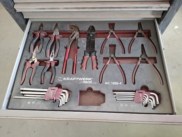 Gereedschapswagen met inhoud kraftwerk, junior - afbeelding 7 van  9