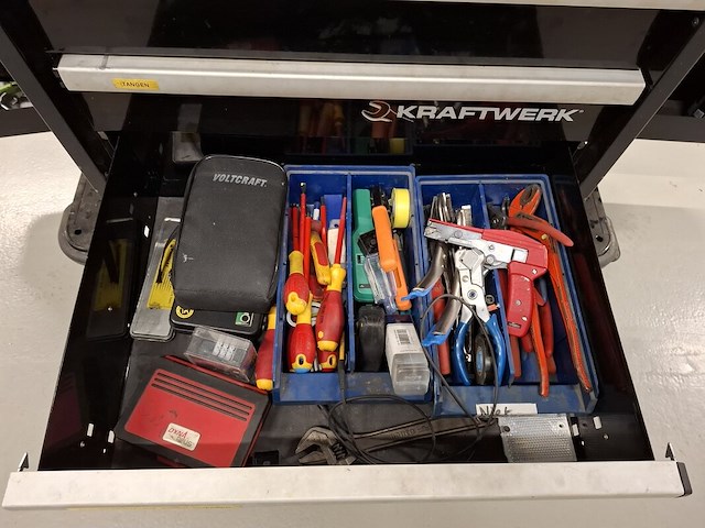 Gereedschapswagen met inhoud kraftwerk - afbeelding 3 van  11
