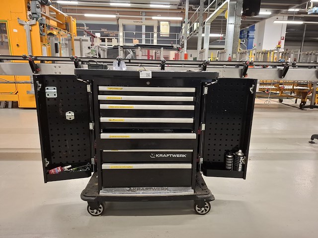 Gereedschapswagen met inhoud kraftwerk - afbeelding 6 van  11