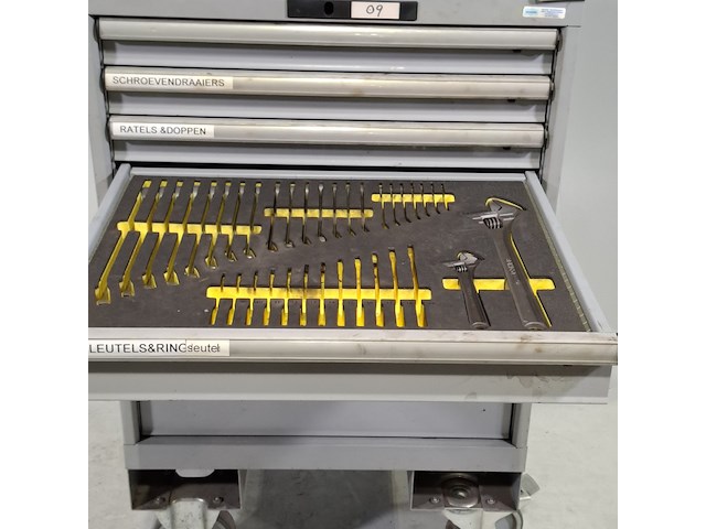 Gereedschapswagen met inhoud, lista - afbeelding 10 van  22