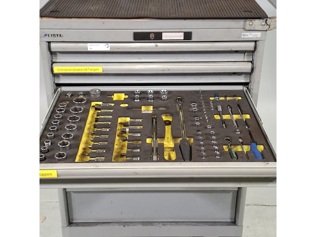 Gereedschapswagen met inhoud, lista - afbeelding 7 van  22