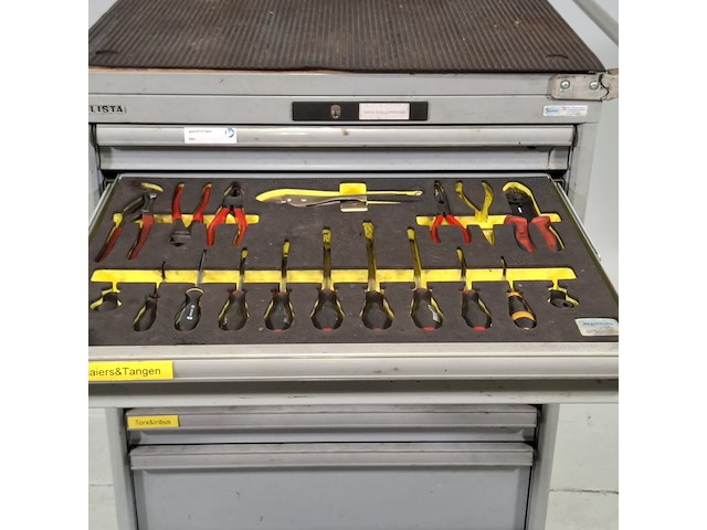 Gereedschapswagen met inhoud, lista - afbeelding 16 van  22