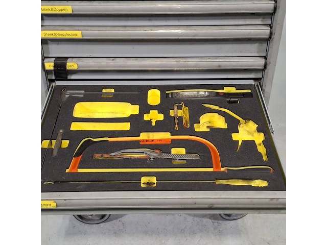 Gereedschapswagen met inhoud, lista - afbeelding 19 van  20