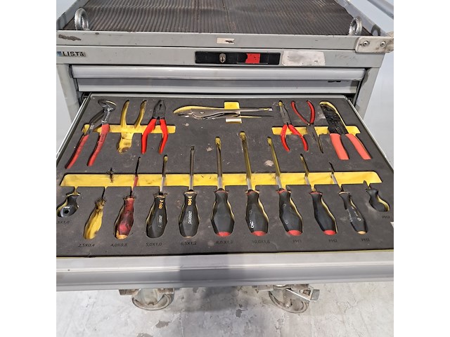 Gereedschapswagen met inhoud, lista - afbeelding 5 van  11