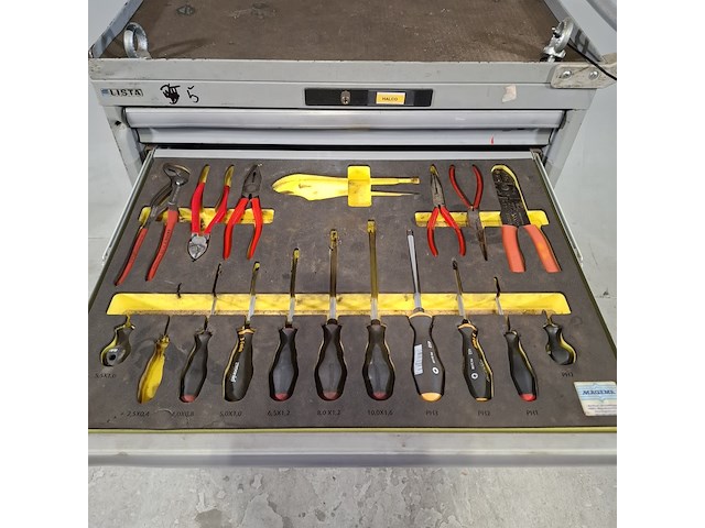 Gereedschapswagen met inhoud, lista - afbeelding 9 van  12