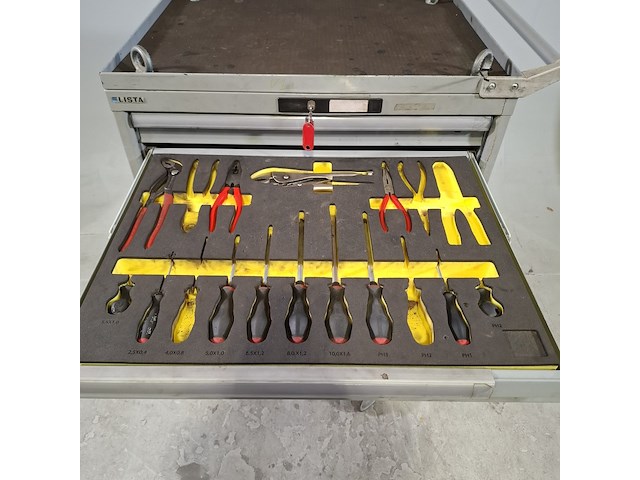 Gereedschapswagen met inhoud, lista - afbeelding 9 van  12