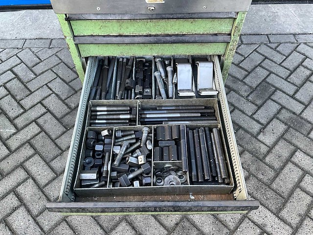 Gereedschapswagen met tooling/gereedschap - afbeelding 4 van  21